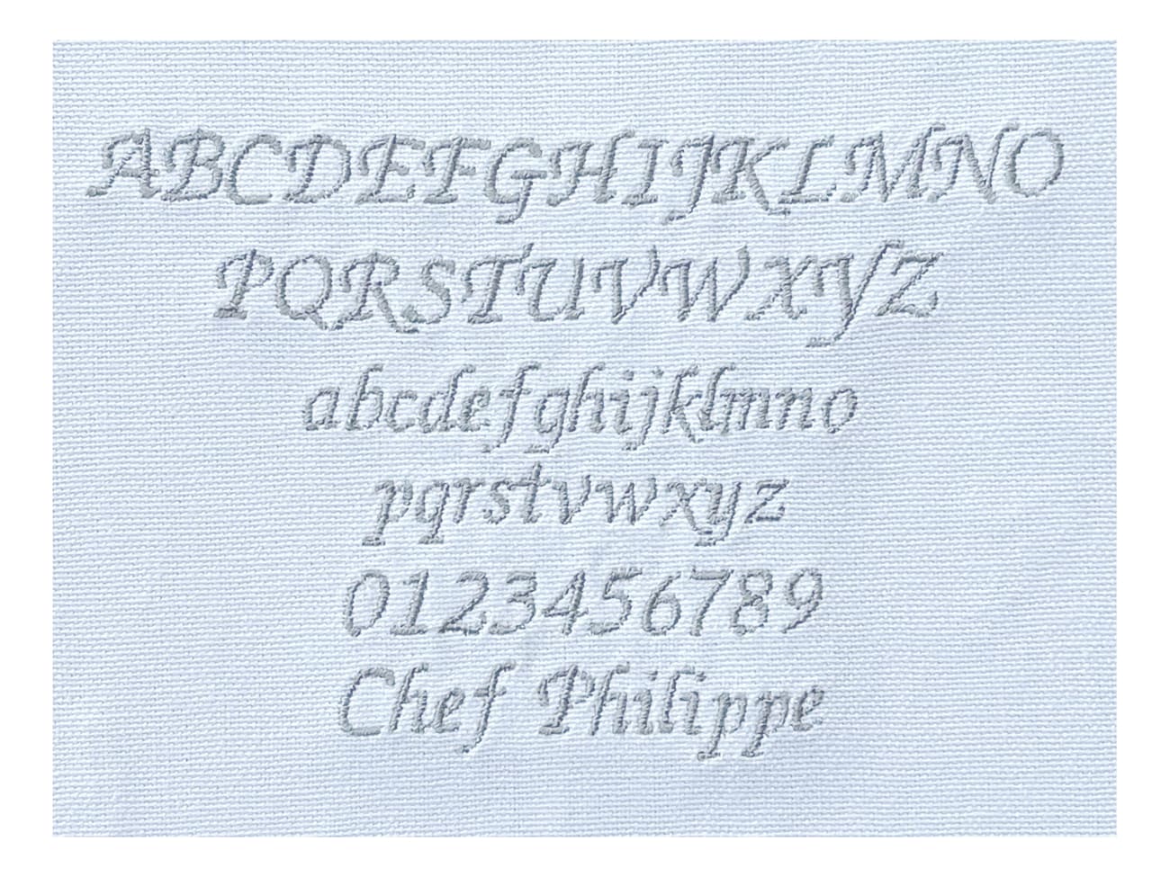 Broderie - Modèle M3 - Gris - Meilleur du Chef