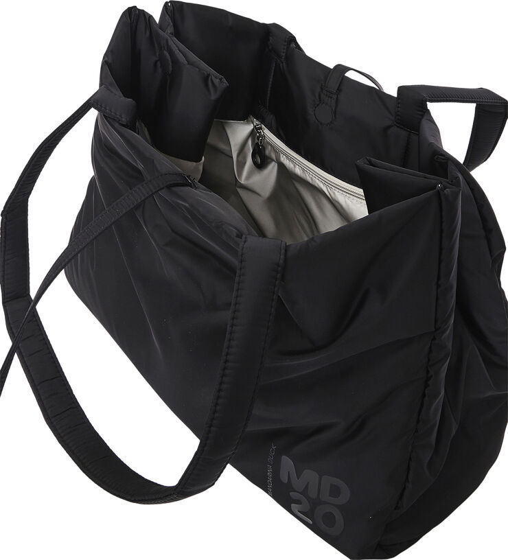 Mandarina Duck MD20 BALLOON SHOPPER L / BLACK Black