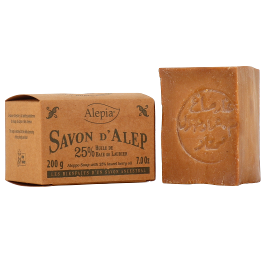 Alepia Savon d'Alep 25% d'Huile de Baie de Laurier