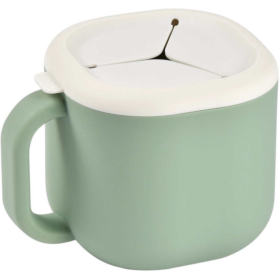 BEABA® Snackbecher Pick'n'Snack Salbeigrün - Silikon