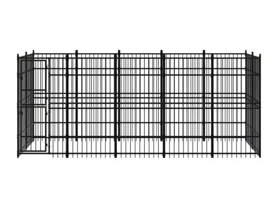 Chenil cage enclos pac noire 480 x 192 x 200 cm 02_0041888