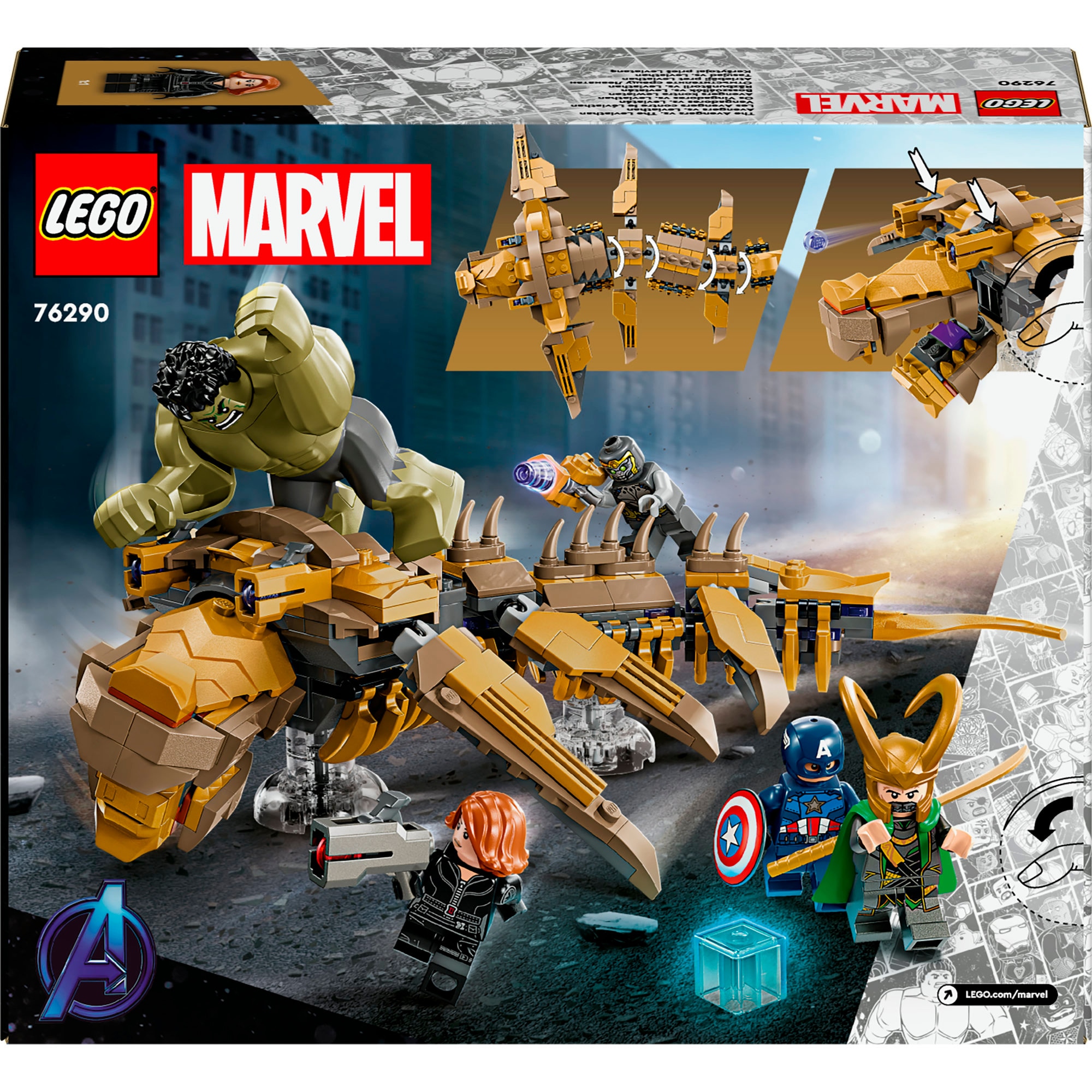 LEGO Konstruktionsspielzeug Marvel Super Heroes Avengers vs. Leviathan