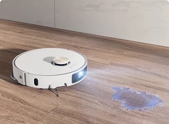 X40 Ultra Staubsaug-Roboter Staubsauger Nass / Trocken Bodenreinigung mit App Steuerung   Ladestation (RLX63CE) - Weiss