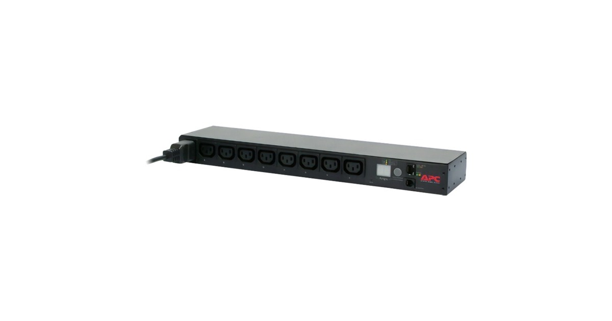 APCRack PDU Switched AP7921B  (Zwart, 0U/1U, 8x C13)