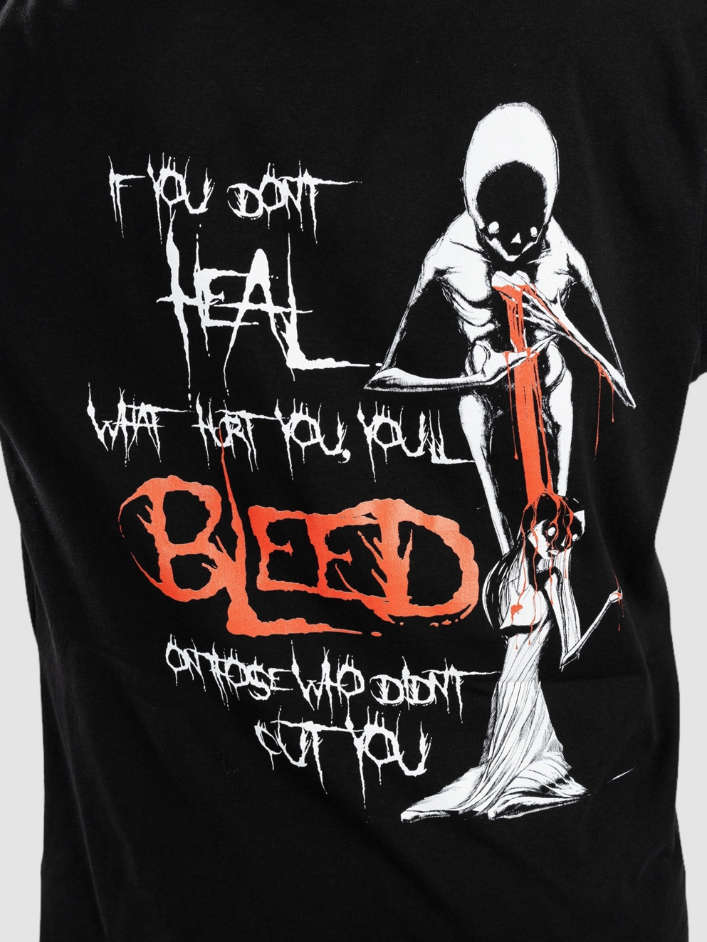 Any Means Necessary Don't Heal T-Shirt black