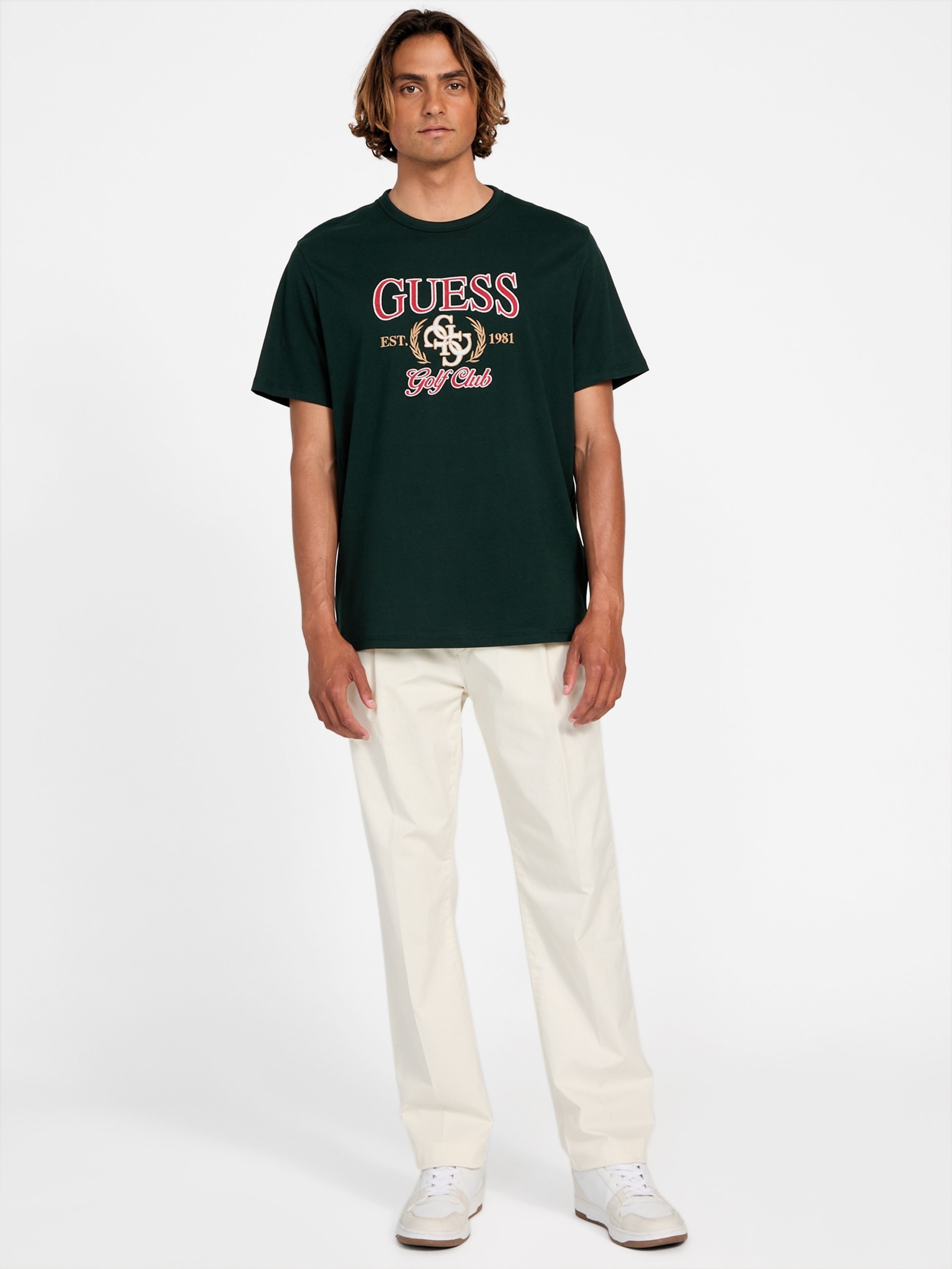 Camiseta Eco Crewneck Bordada