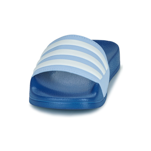 Adidas Sportswear - ADILETTE SHOWER K - Bleu / Blanc