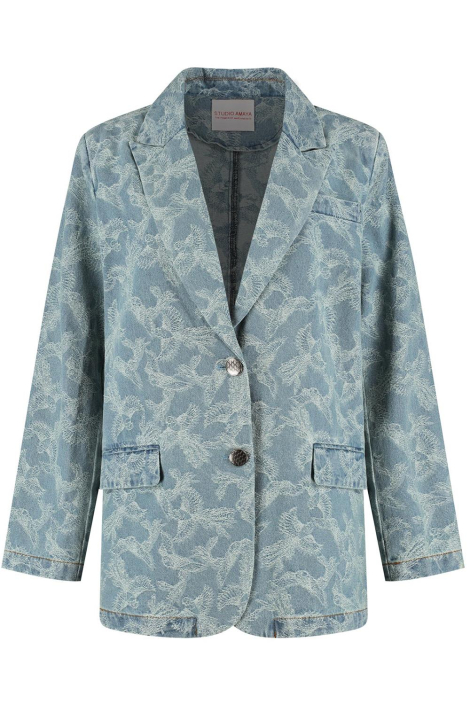 Studio Amaya blauwe dames blazer