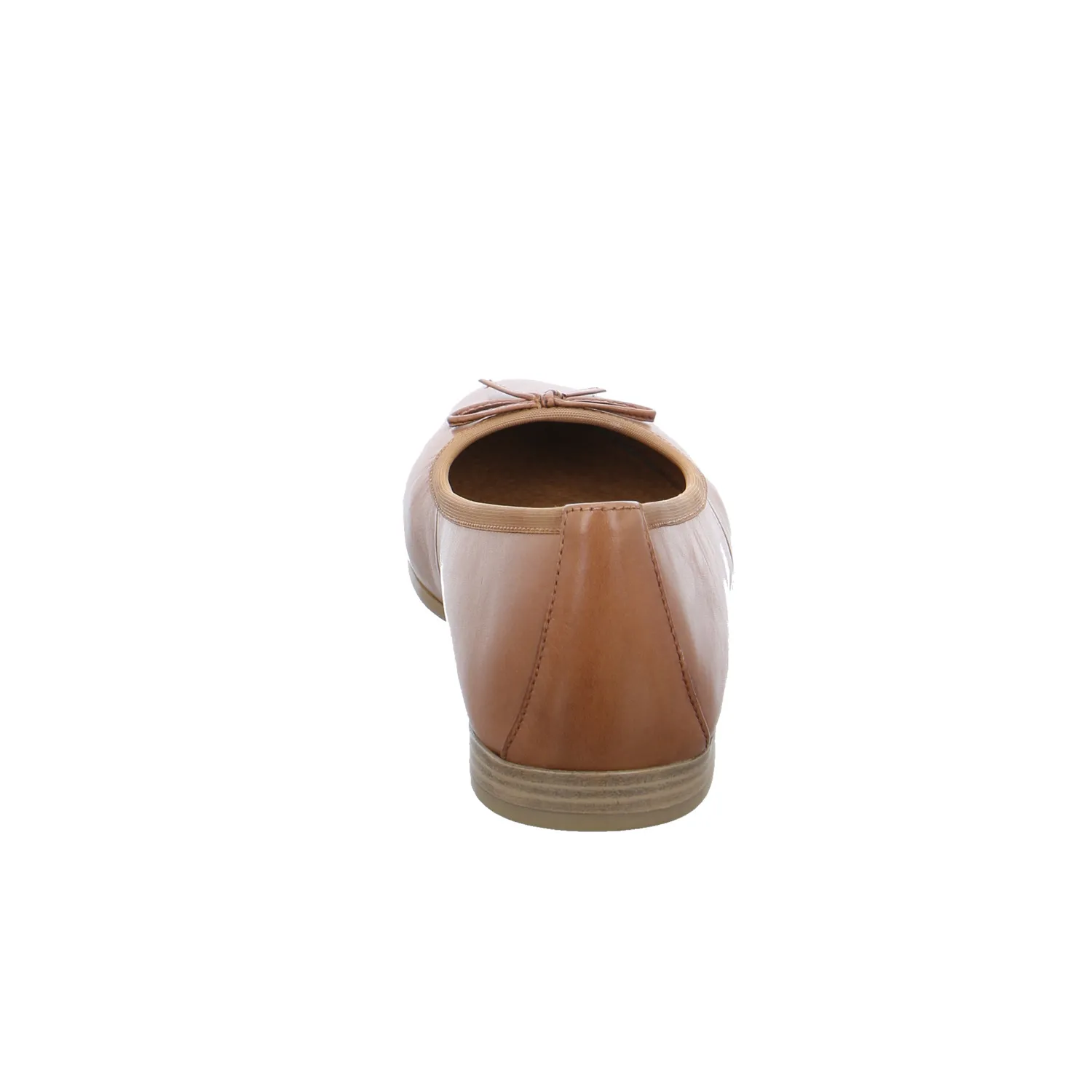 TAMARIS Ballerina Cognac Leder