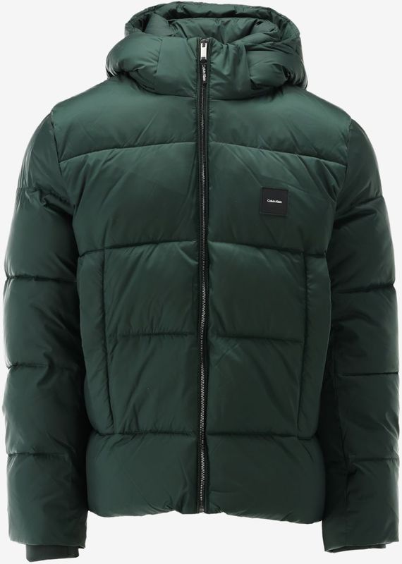 Calvin klein jas hooded quilt puffer maat S