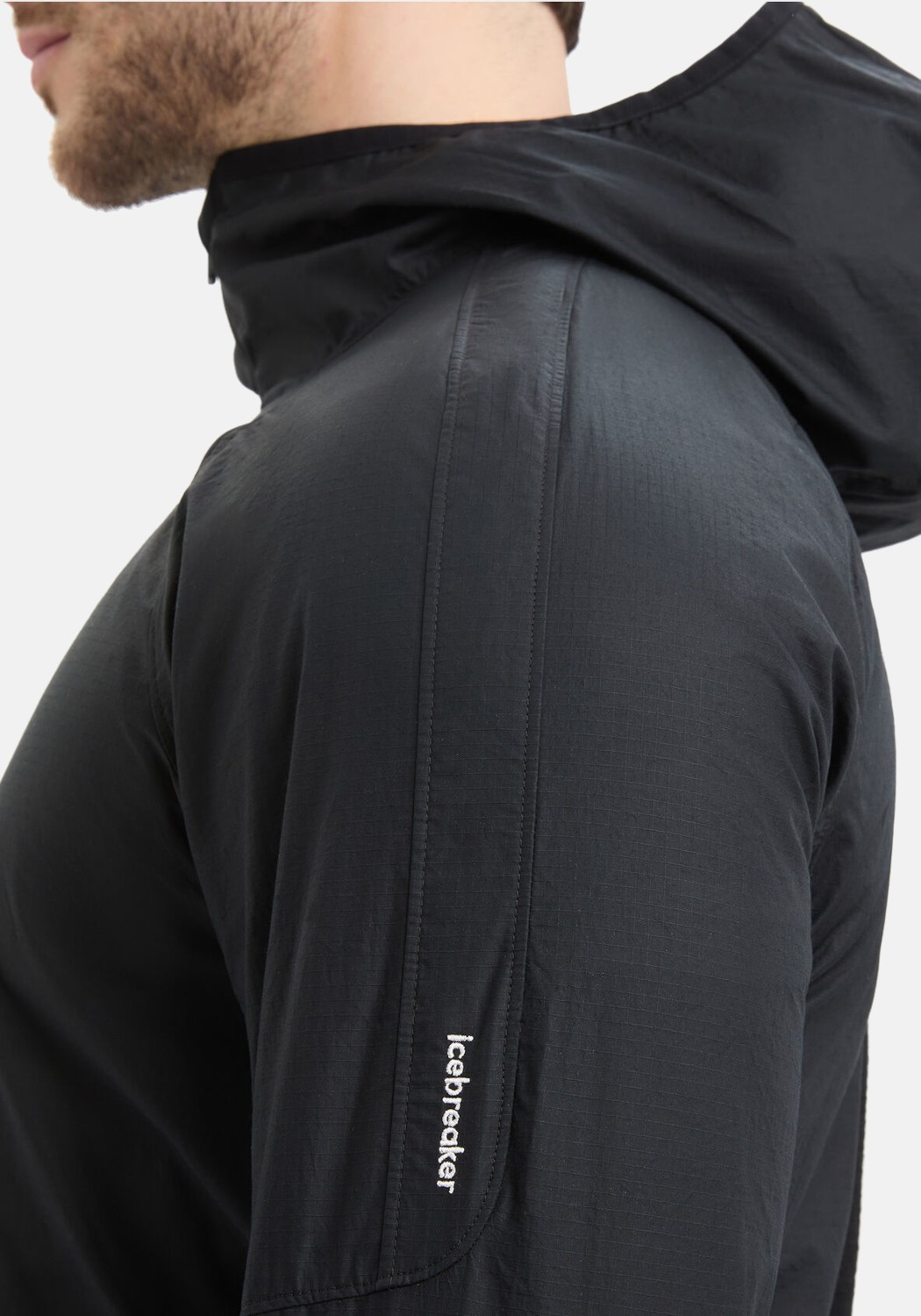 Icebreaker Herrenjacke Shell  Windbreaker Black
