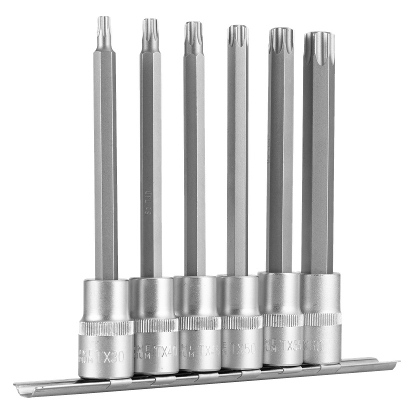 Torxbitssett 6 deler 1/2