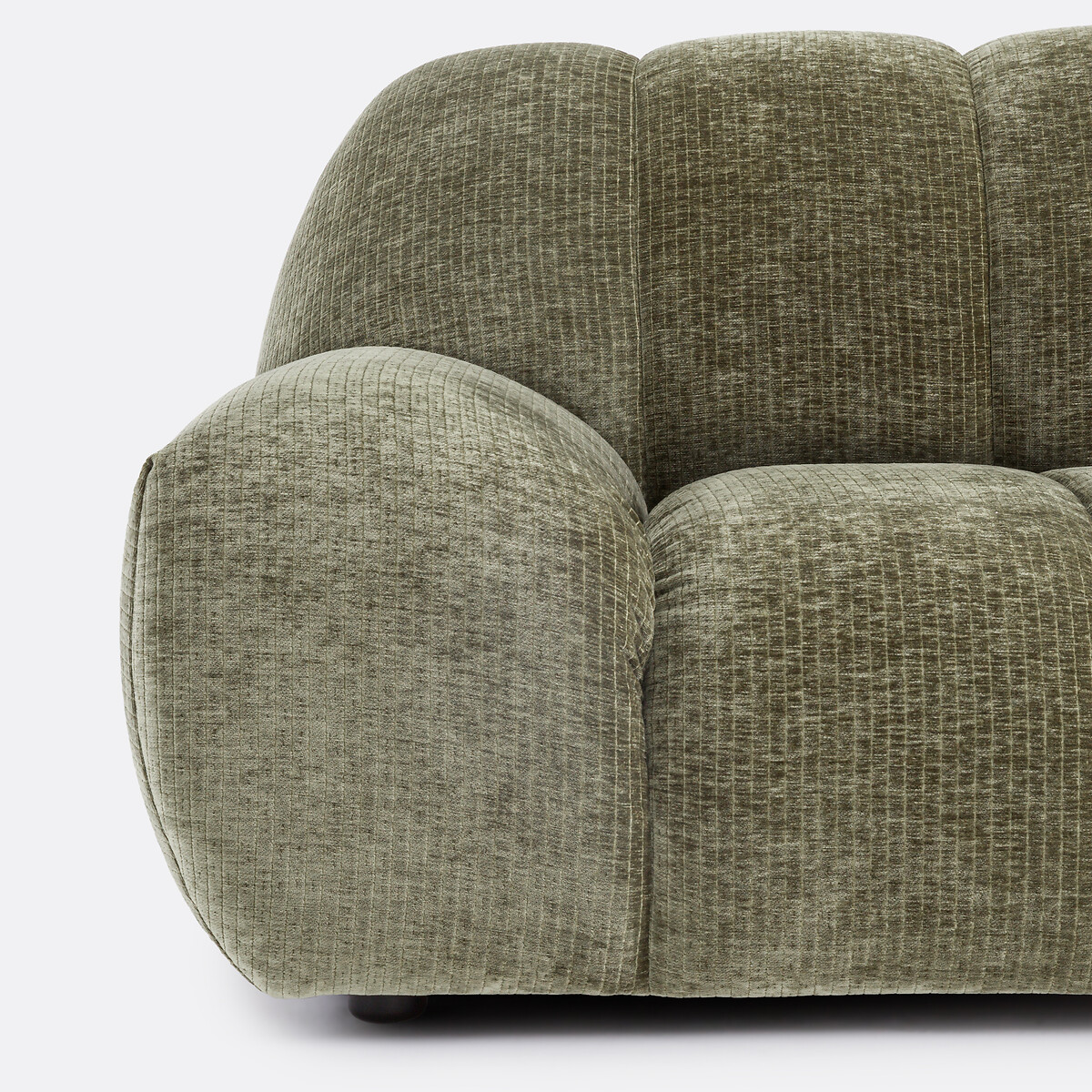 LA REDOUTE INTERIEURS<br>Sofá vintage de 2 lugares em veludo cotelê, Nuria