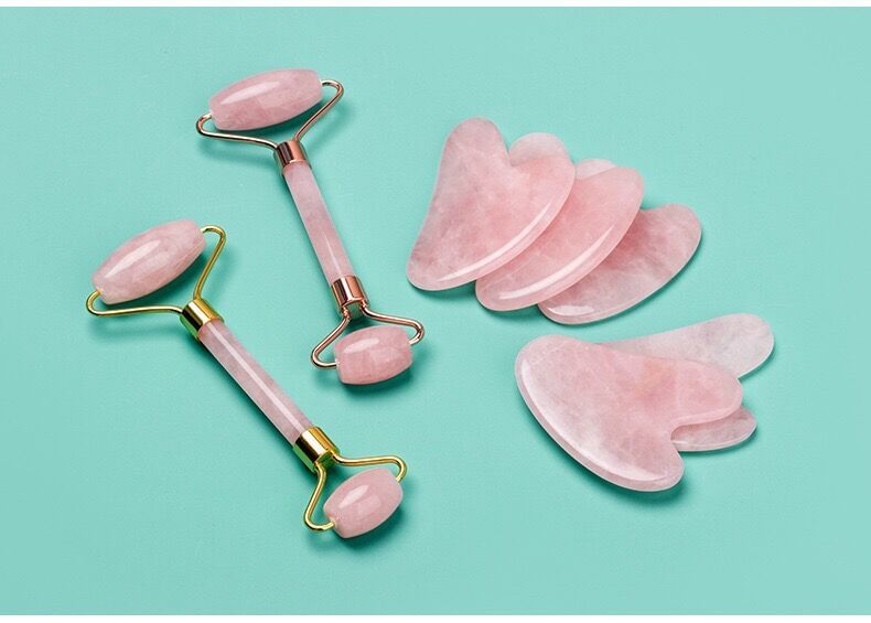 Coolkiss - Stenen gezichtsschraper / Rollermassager / Set (verschillende ontwerpen)