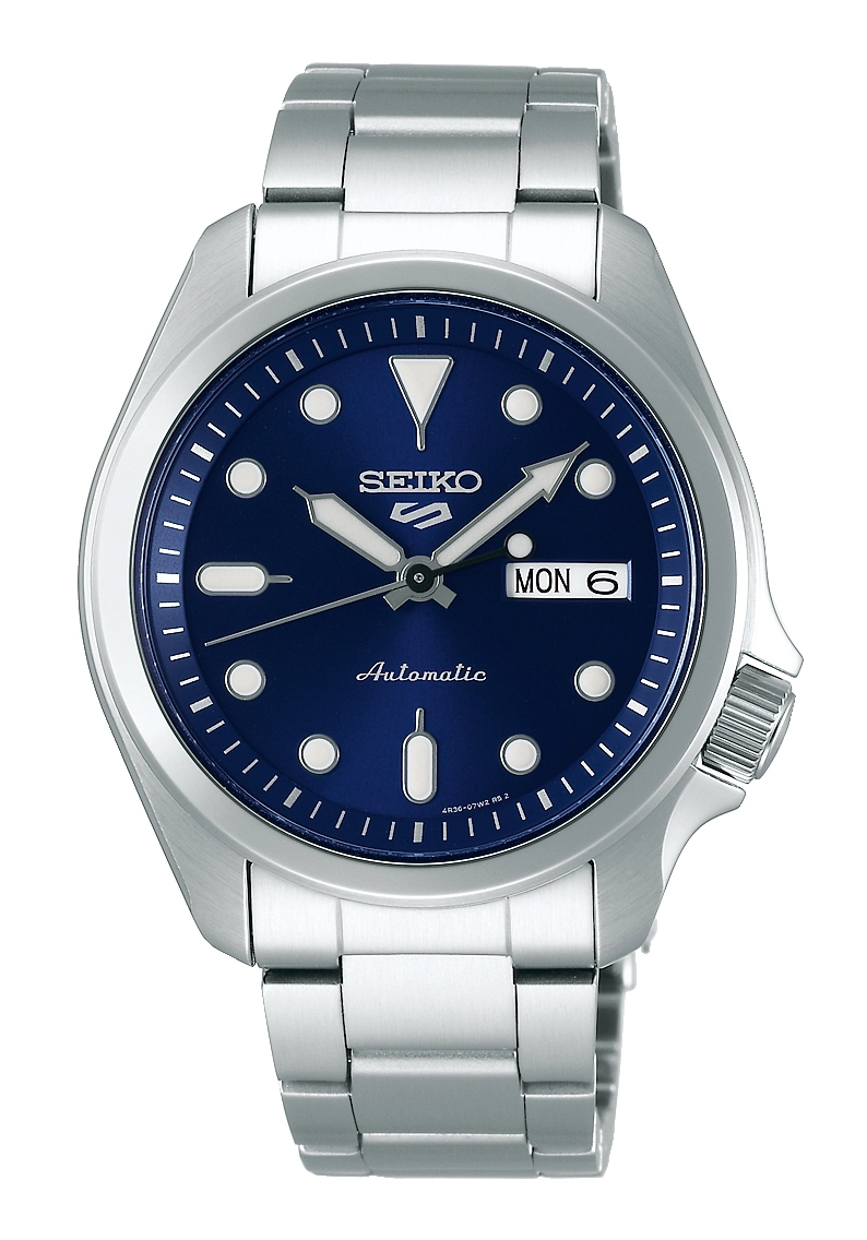 Seiko  5 Sports Automatikuhr Blau SRPE53K1
