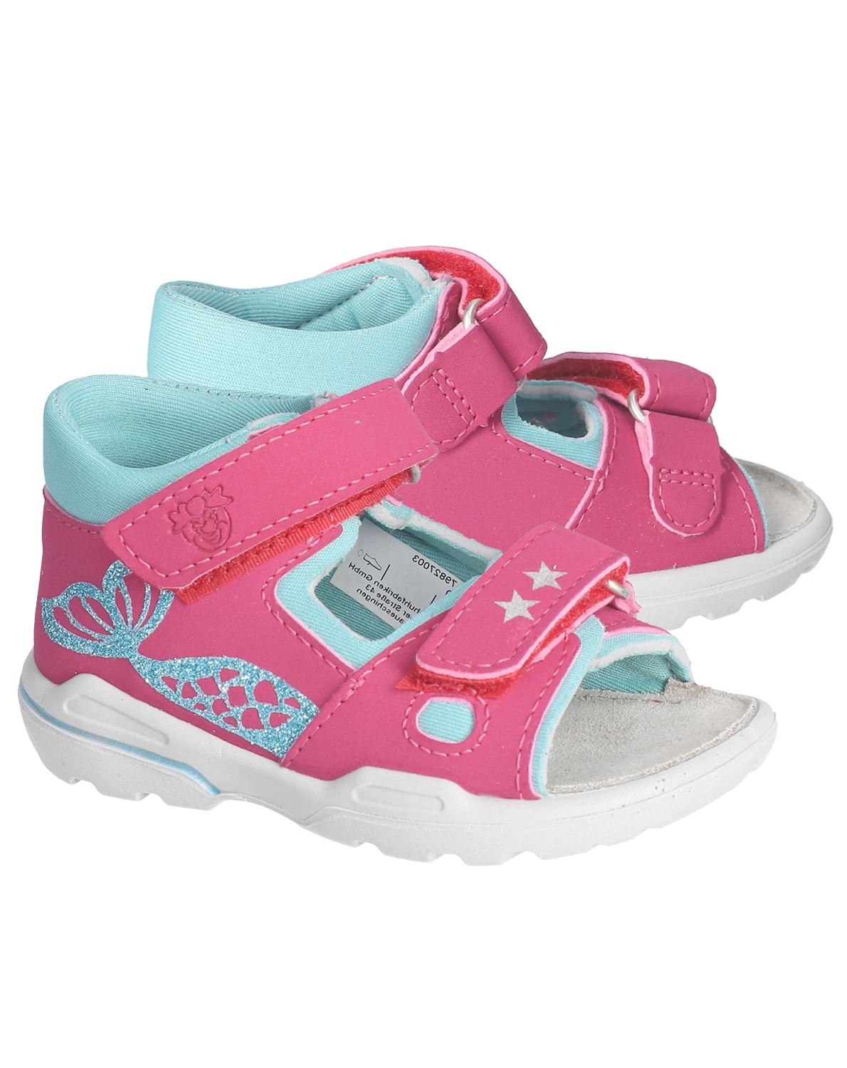 Klett-Sandalen ARIELLE in pink/frozen