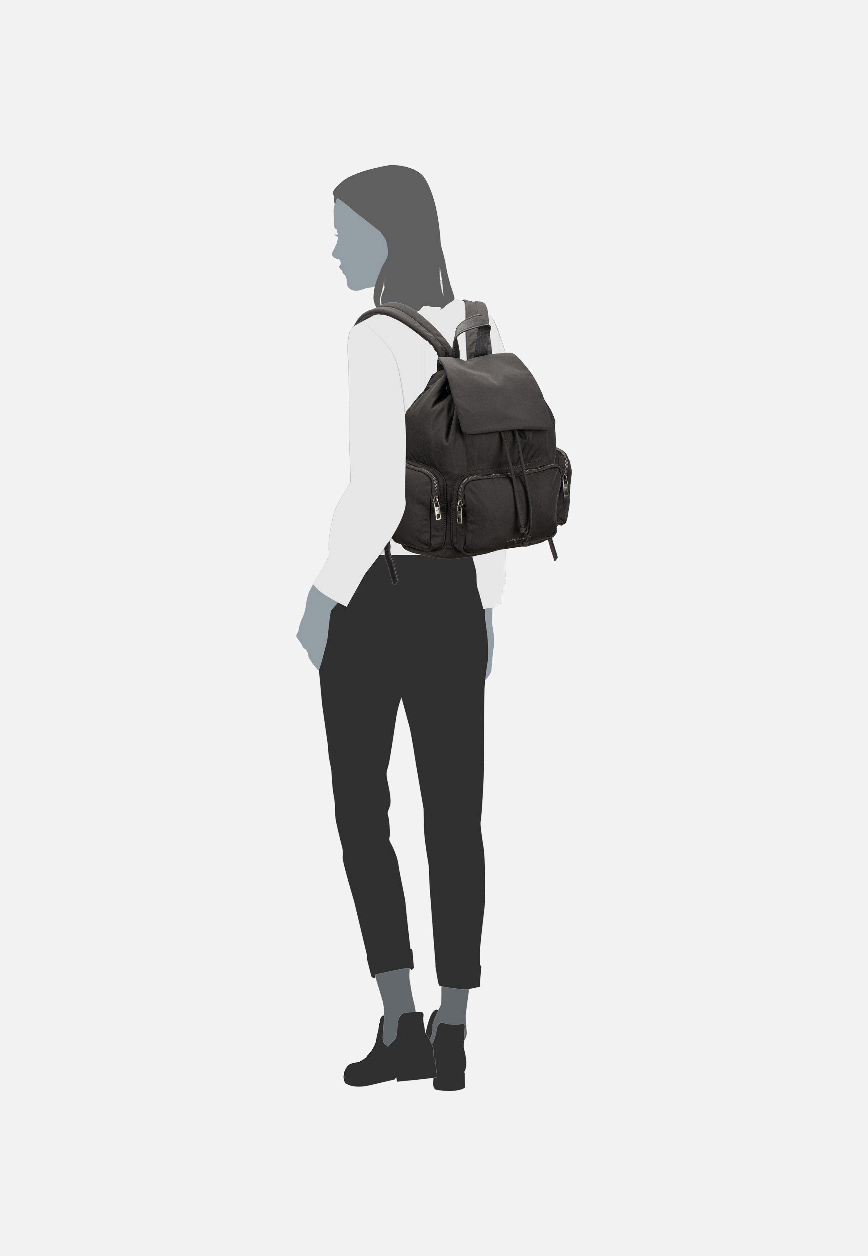 Maia BP M Nylon Black - Rucksack