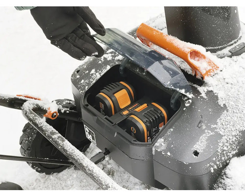 Worx Nitro 20V WG471E accu sneeuwblazer, inclusief 2 x 4Ah accu's en lader