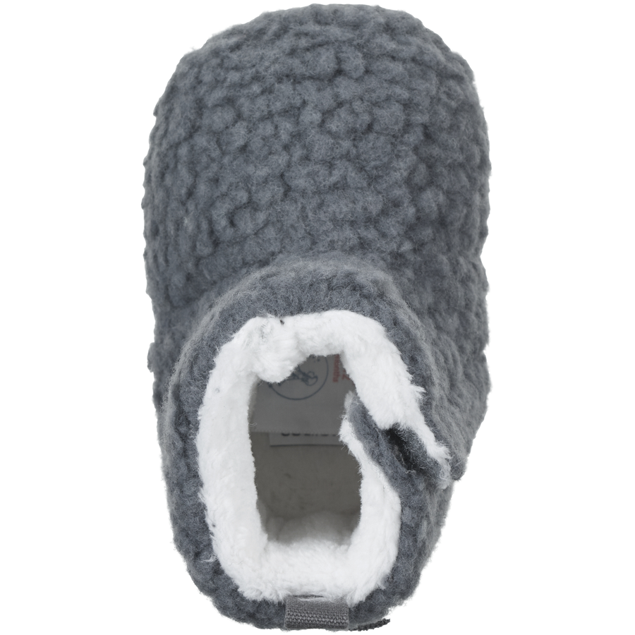 Sterntaler Babyschuh Dino eisengrau