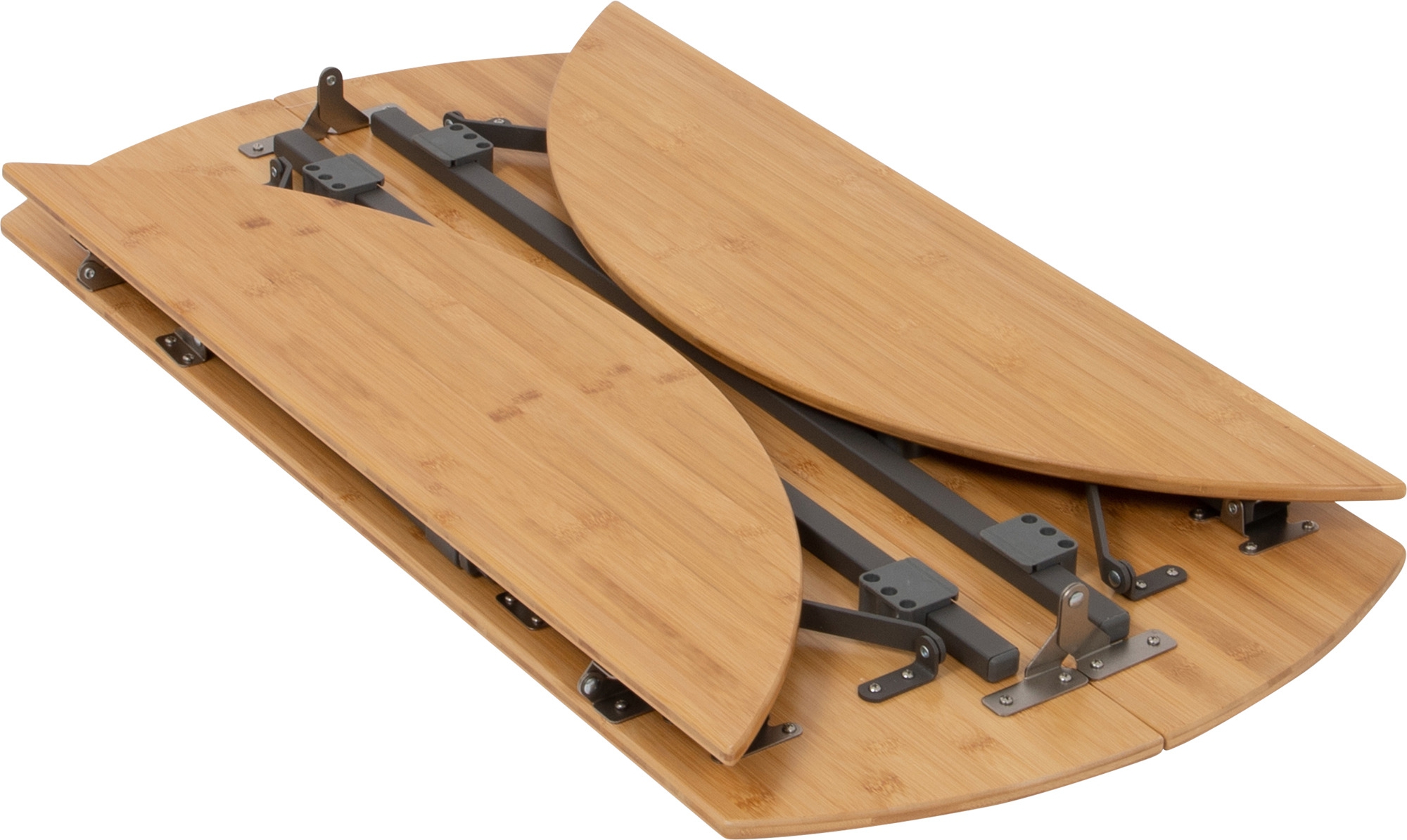 Bo-Camp Campingtisch Urban Outdoor Poundbury Bambus rund 90 cm 3-fach höhenverstellbar