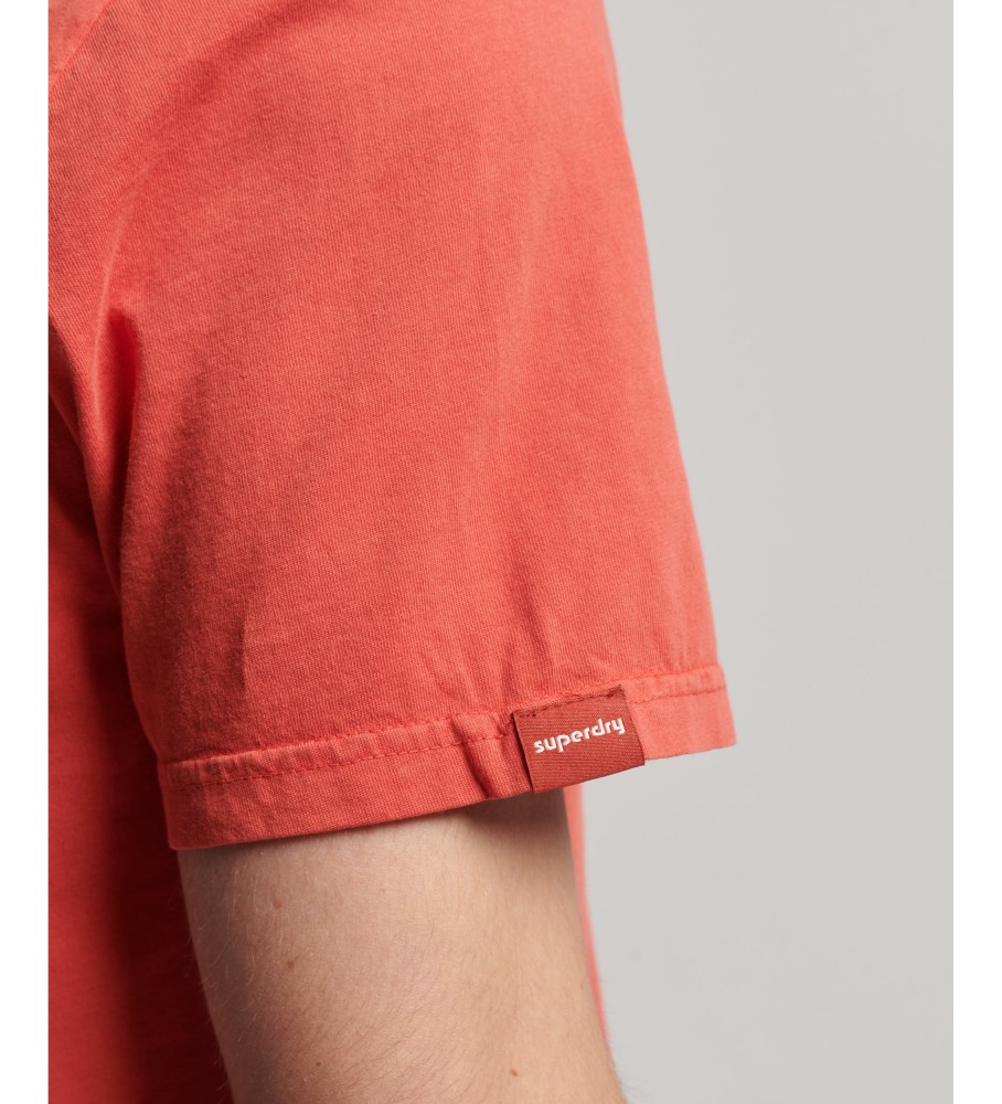 Camiseta Superdry Vintage Logo Floral Laranja