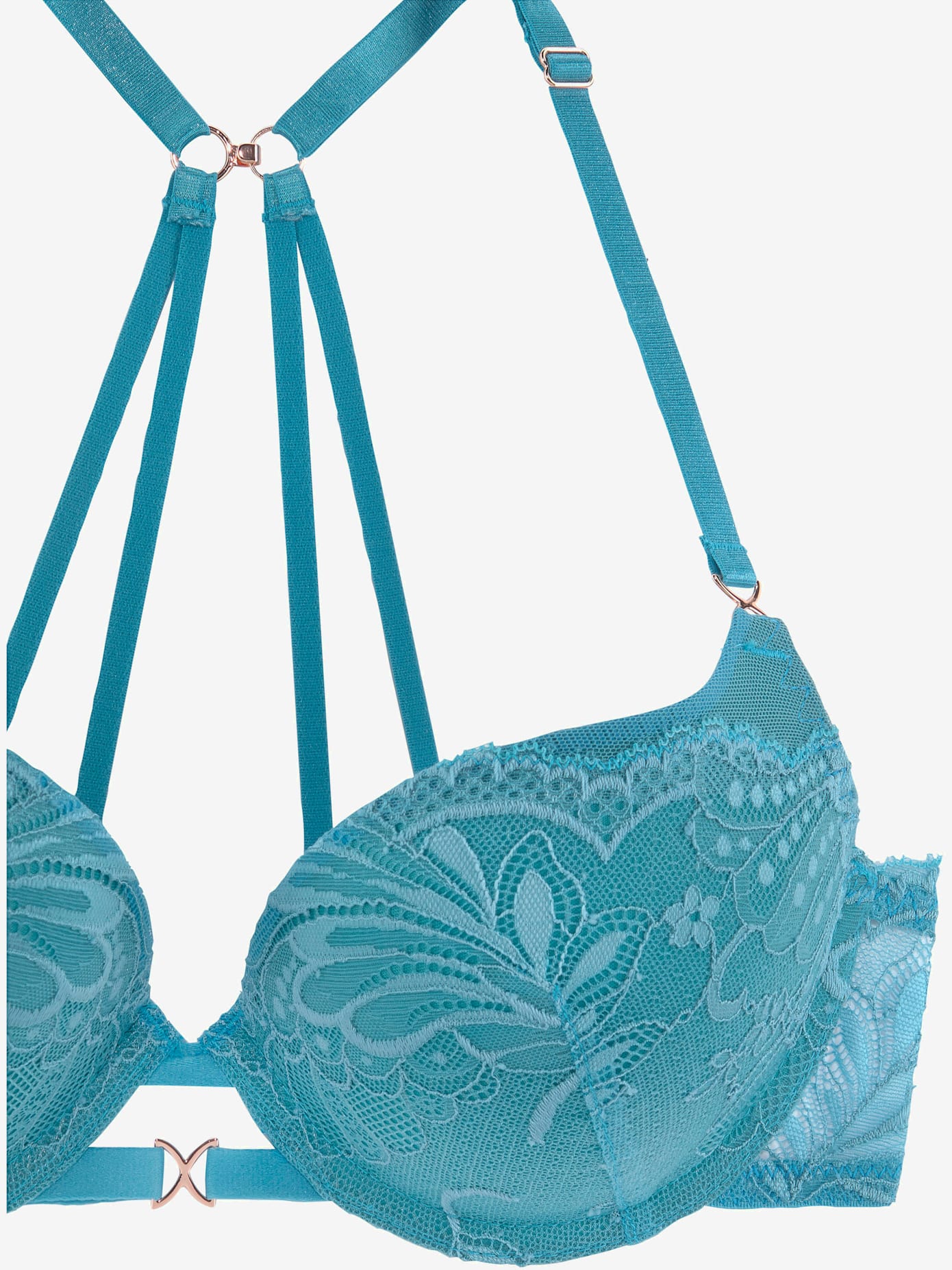 Soutien-gorge super-push-up séduisant avec coussinets très épais intégrés