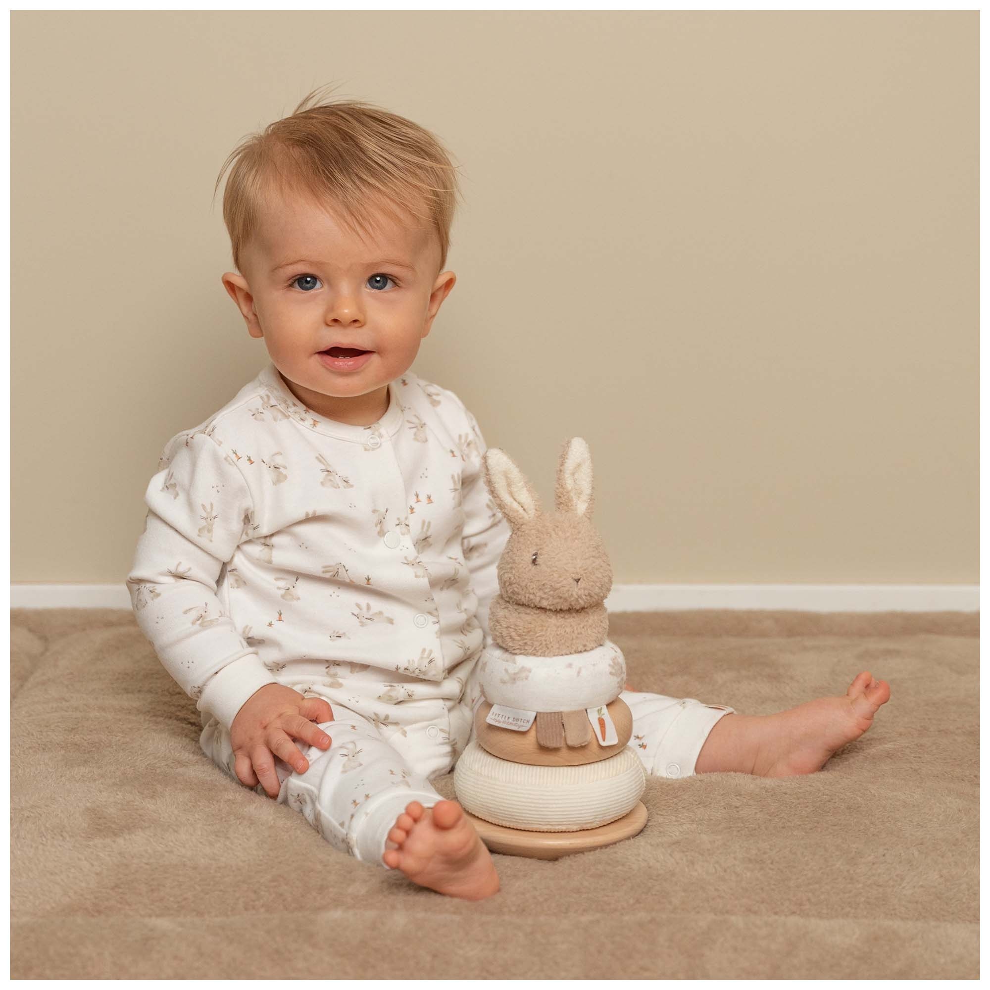 Little Dutch Baby Bunny Stapel-tuimelaar beige