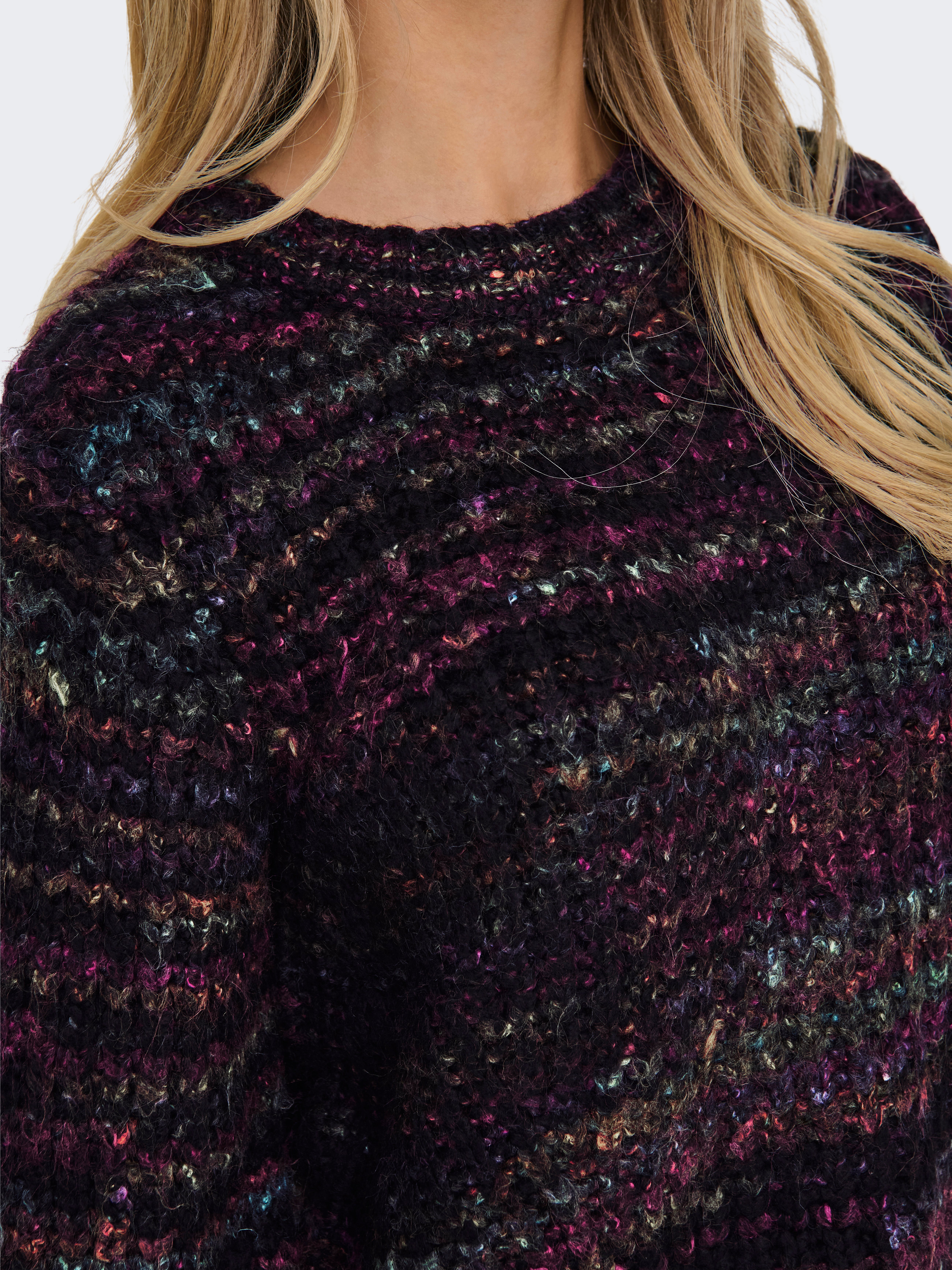 ONLCARMA Strickpullover Black