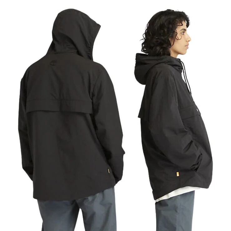 TIMBERLAND half-zip windbreaker jacket Black
