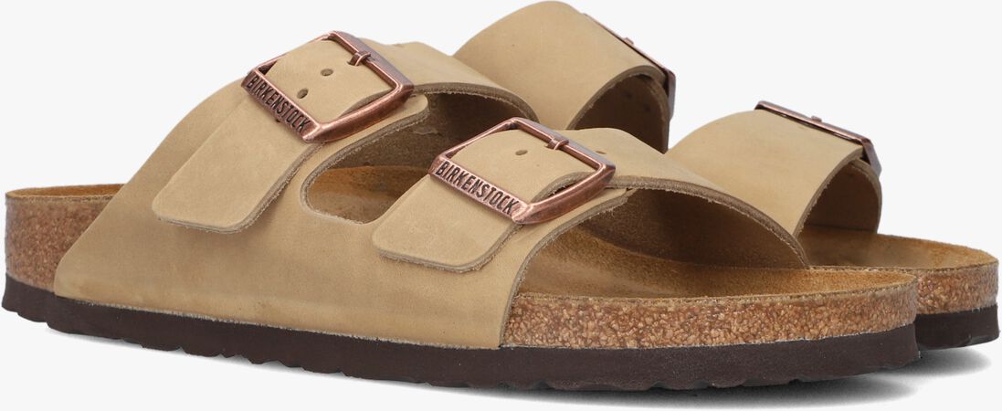 BIRKENSTOCK taupe birkenstock slippers arizona dames