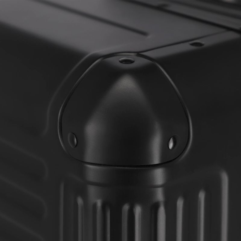 Valise cabine rigide Next Aluminium 55 cm Noir