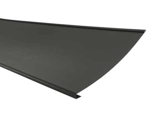 Marley dakrandband voor platte daken, kunststof, chocoladebruin RAL 8017, 2000 x 250 mm