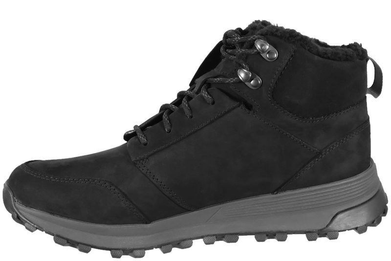 CLARKS ATL TREK UP WP VINTERSTØVLE I SORT OLIERET SKIND