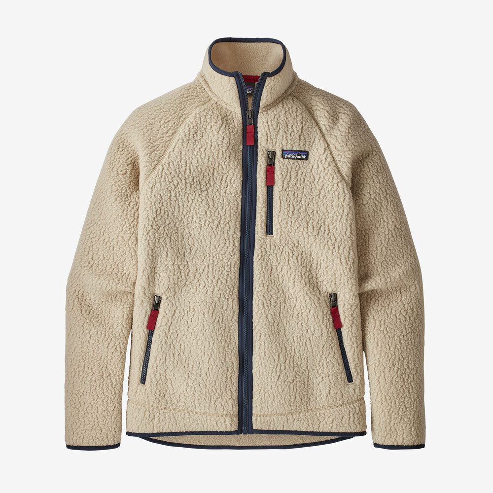 Herren-Retro-Fleecejacke
