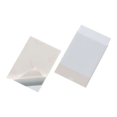 DURABLE POCKETFIX - 10 Porte-étiquettes adhésives - 105 x 148 mm - transparent