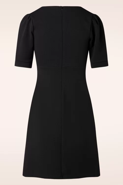 Vintage Chic for Topvintage Maxine a-lijn jurk in zwart