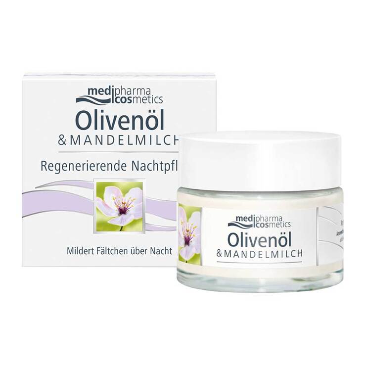 Oliven-Mandelmilch regenerierende Nachtpflege, 50 ml