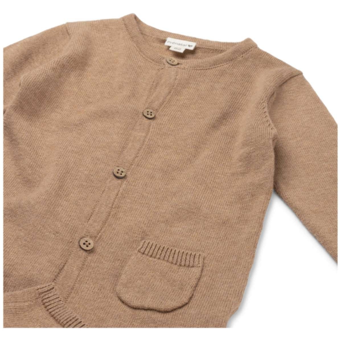 Prénatal newborn boxpakje Pure lange mouwen effen bruin