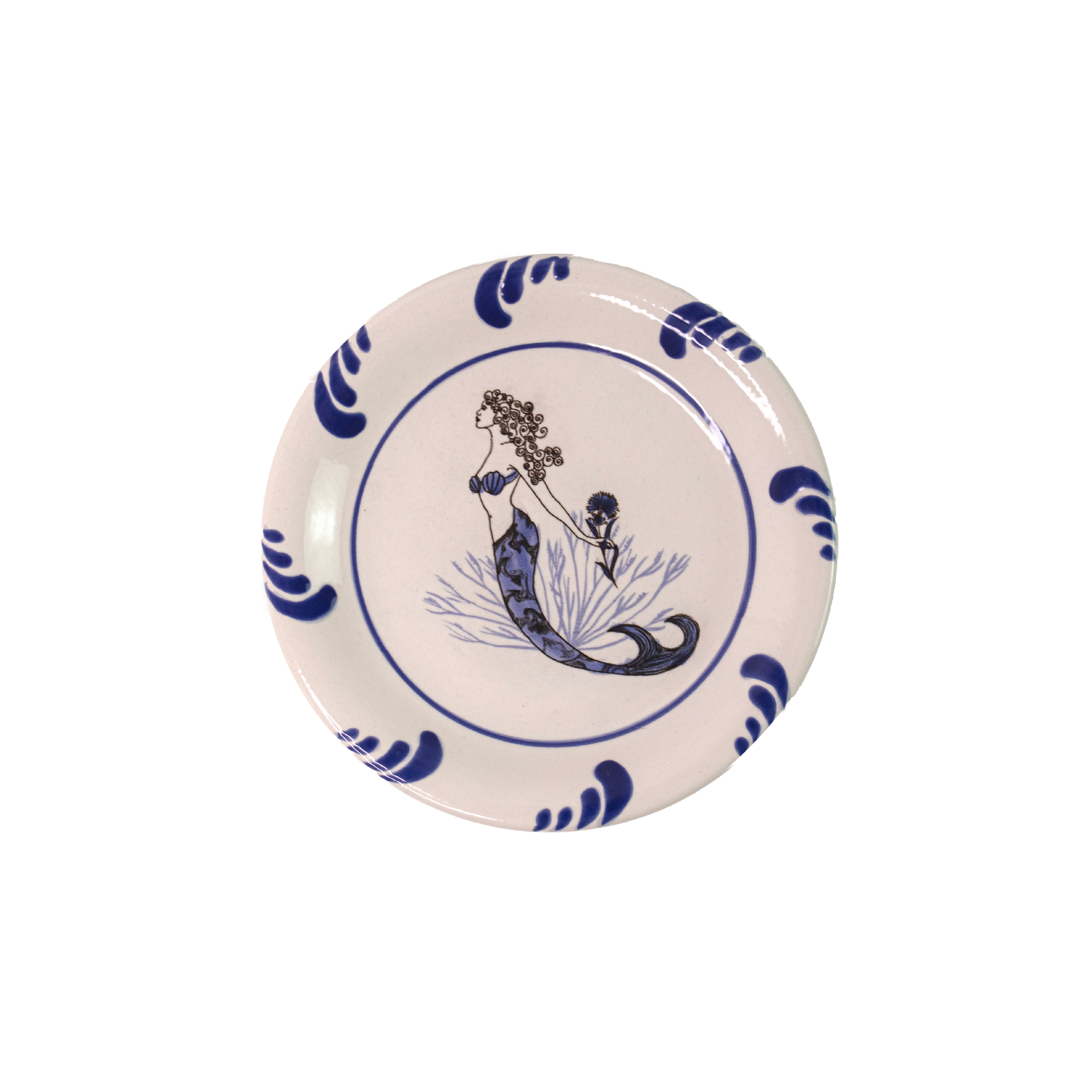 Assiettes à dessert « Sirènes » (lot de 4)