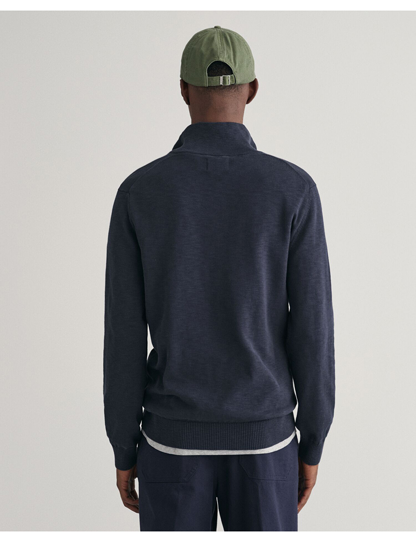 Blue Half-Zip Sweatshirt