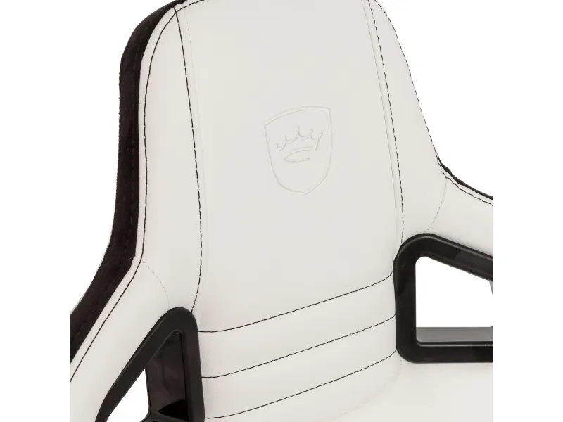 noblechairs Epic, Polstret sæde, Polstret ryglæn, Sort, Hvid