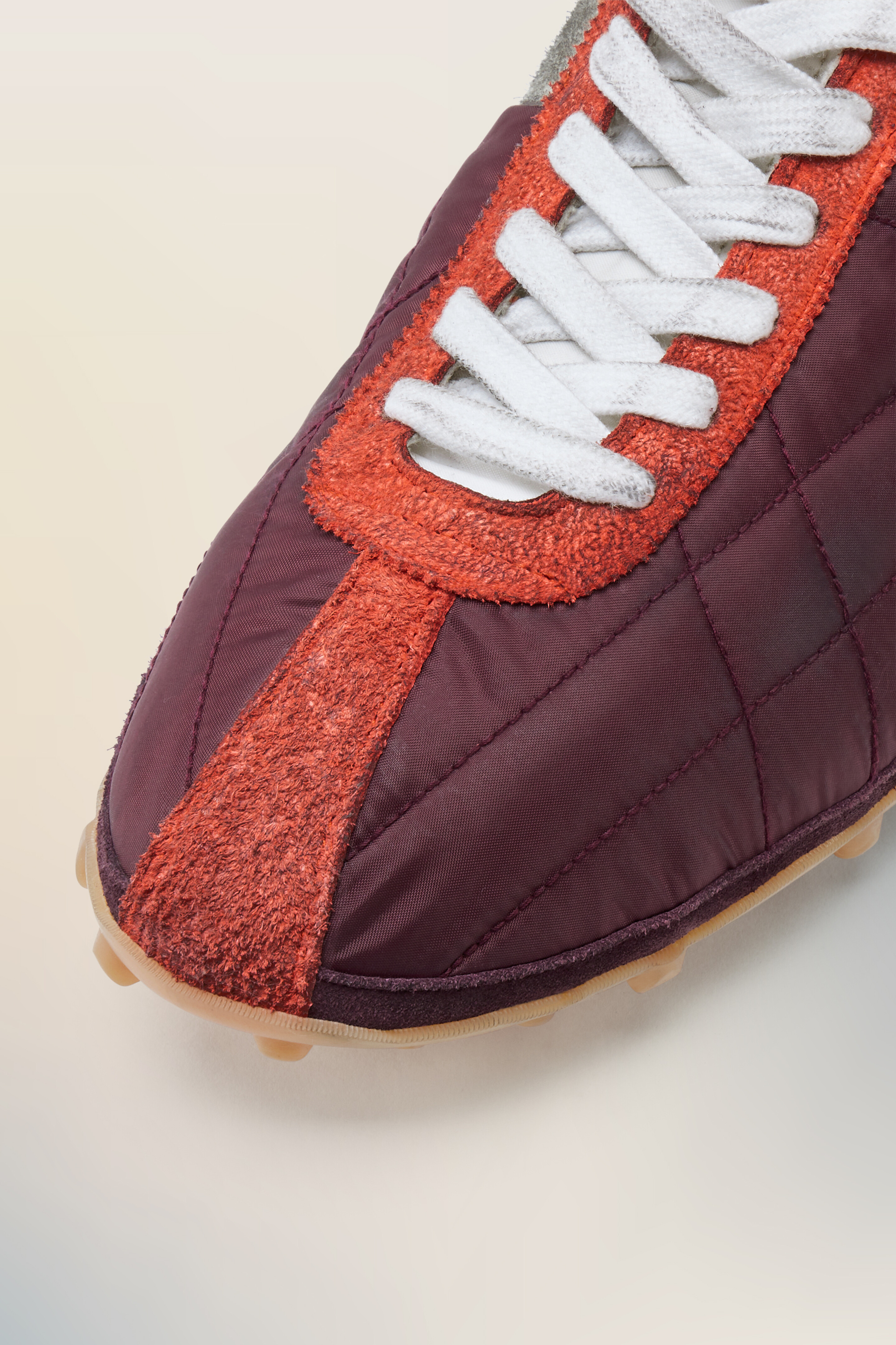 Sprinters gris pour homme Rouge et blanc