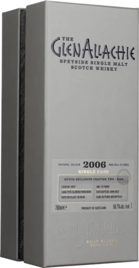 GLENALLACHIE 16 YEARS 2006 SINGLE CASK CHAPTER 2 70CL