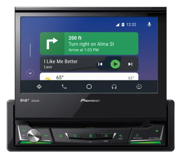 Pioneer AVH-Z7200DAB - DVD-modtager - display - 7