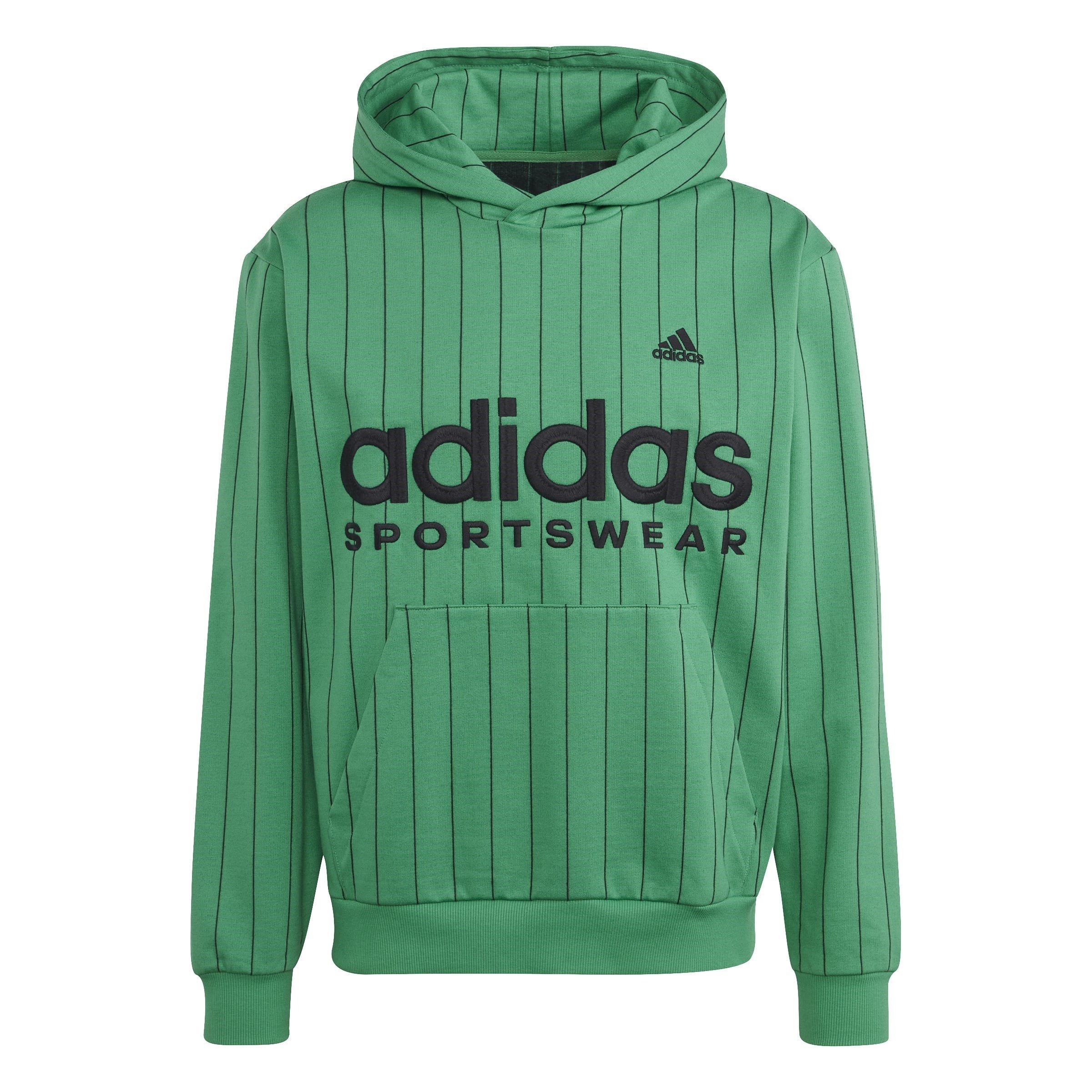 adidas Pinstripe Fleece Hoodie Mens