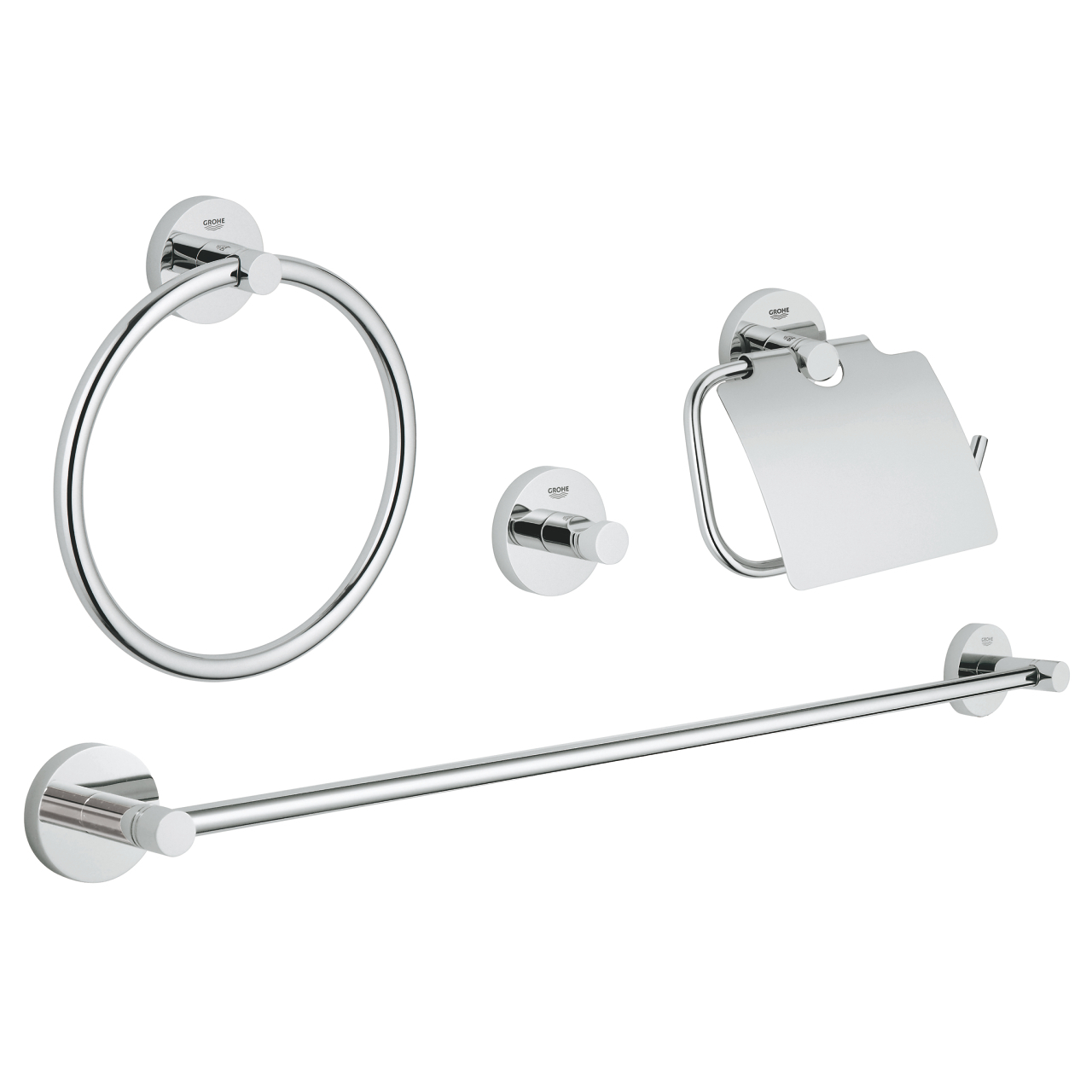 Grohe Essentials accessoiresset 4-in-1 chroom