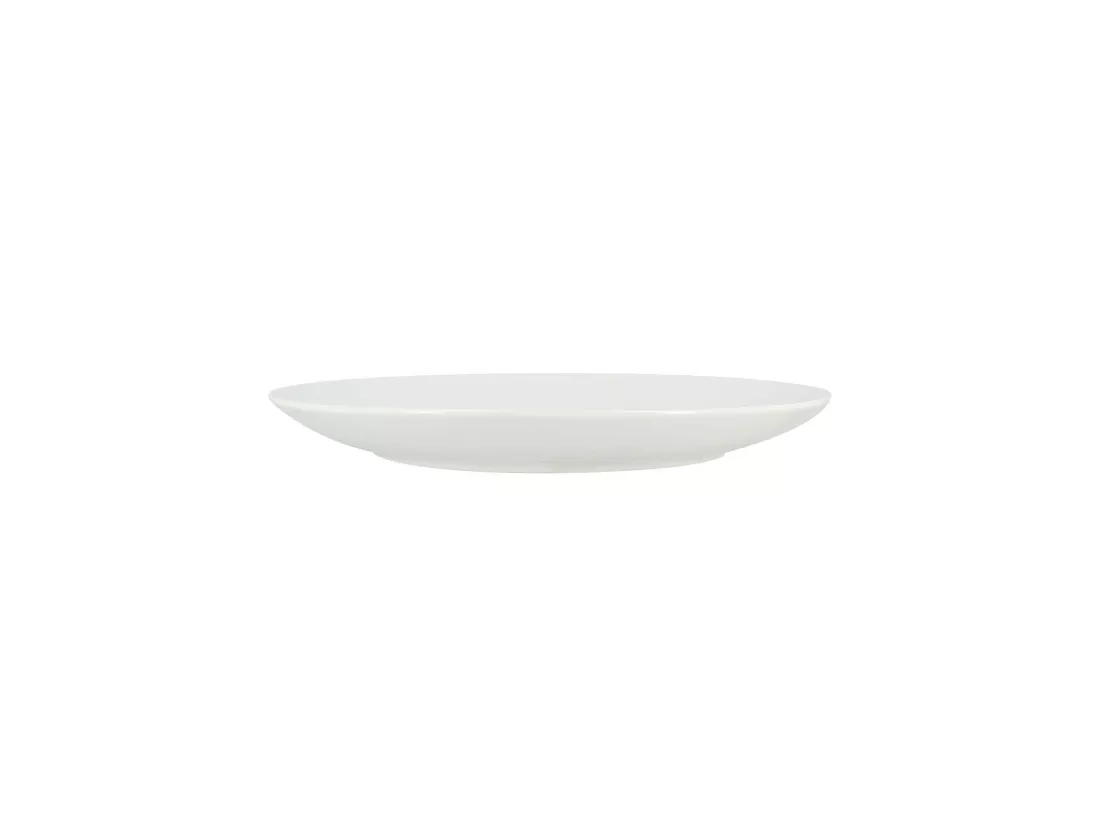 Novastyl - Lot 6 Assiettes Plates Metropolitan 27cm En Porcelaine Blanche