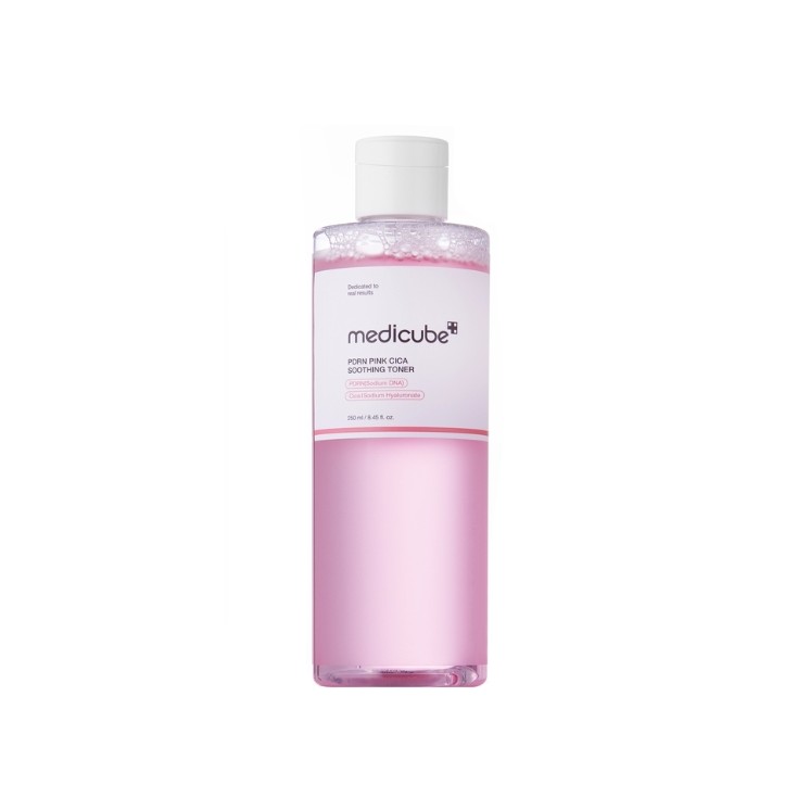 Medicube PDRN Pink Cica Beruhigendes Gesichtswasser Feuchtigkeitsspendendes und aufhellendes Gesichtswasser 250 ml