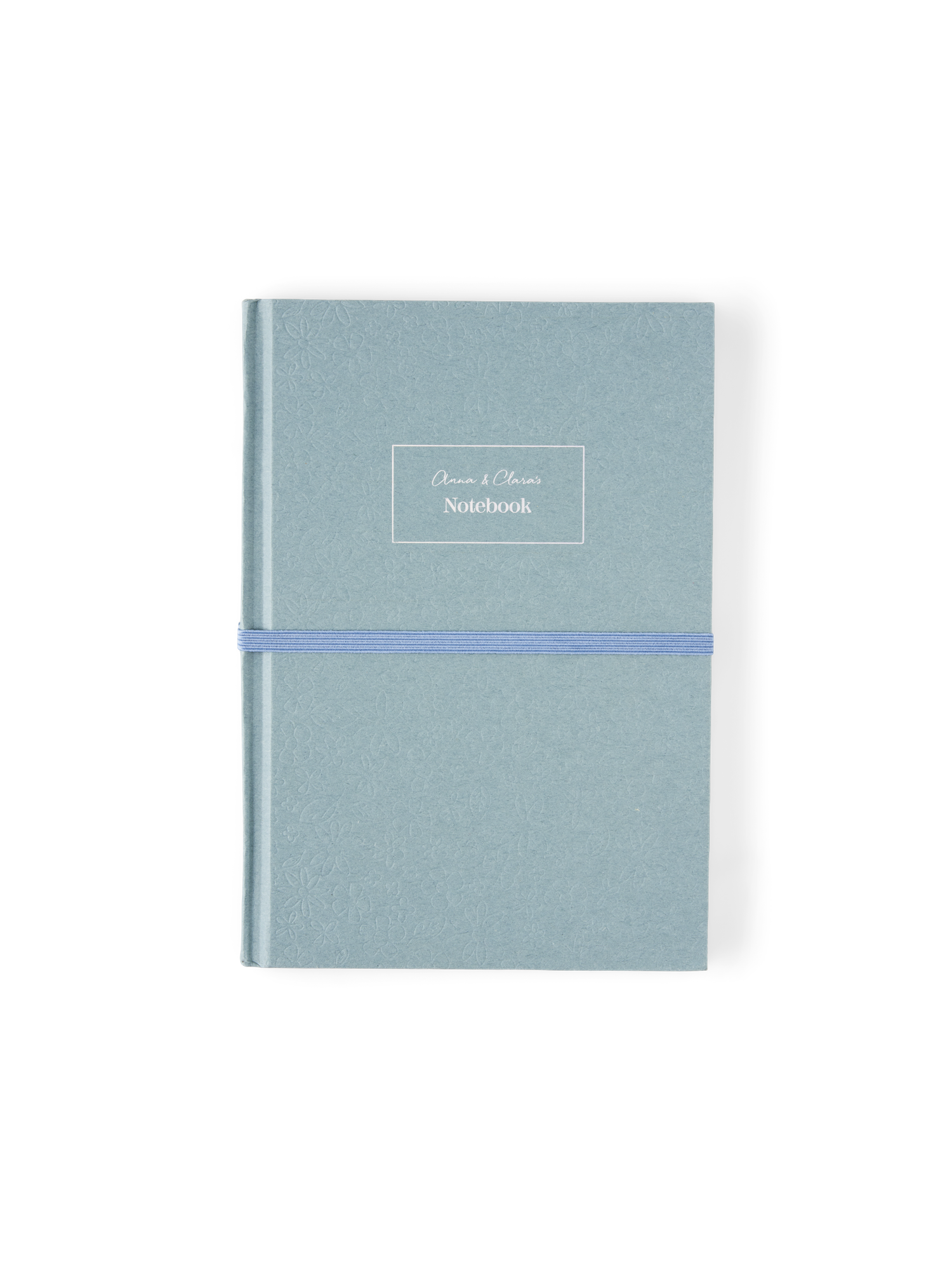 Notesbog med linjeret papir A5 | Papir. A5. Hardcover. 160 sider. | Misty Blue