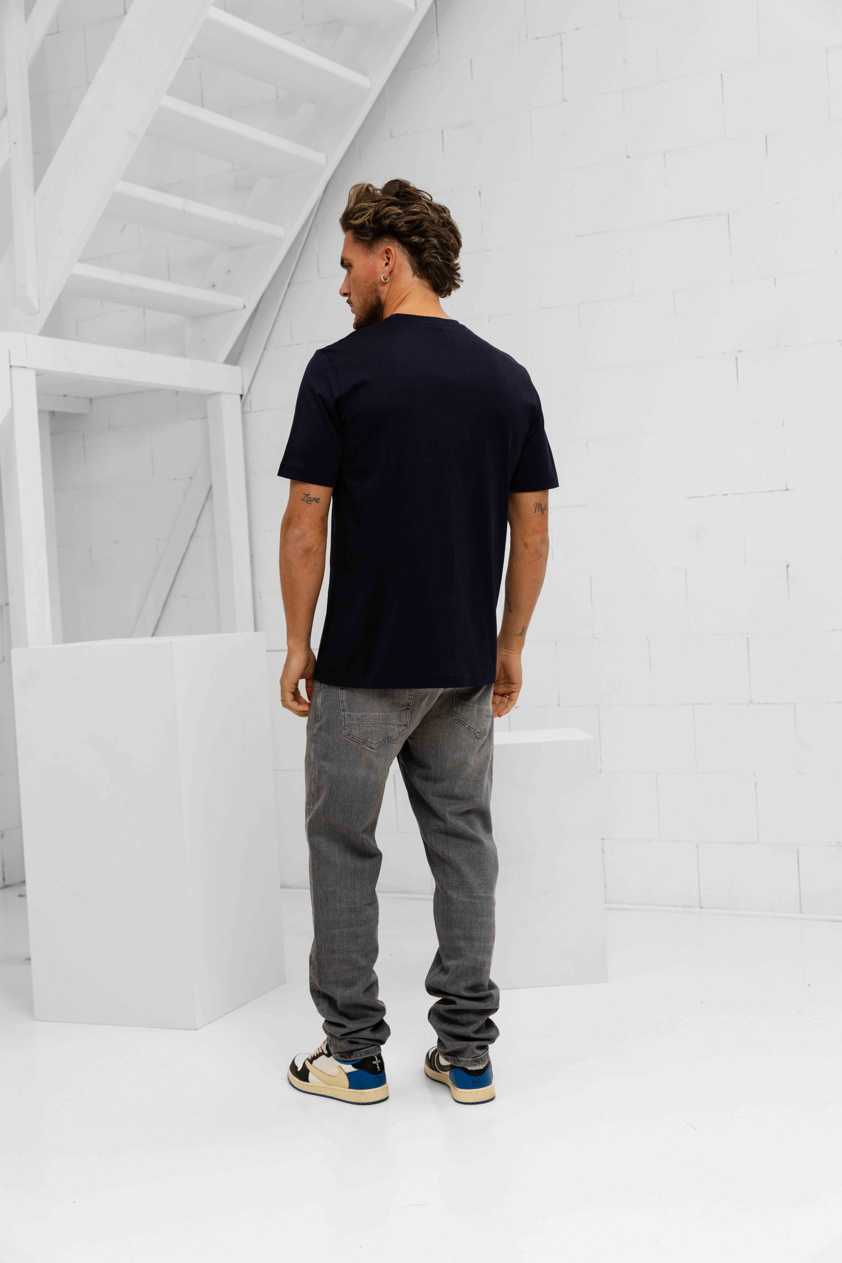XPLCT Plate T-Shirt Heren Donkerblauw